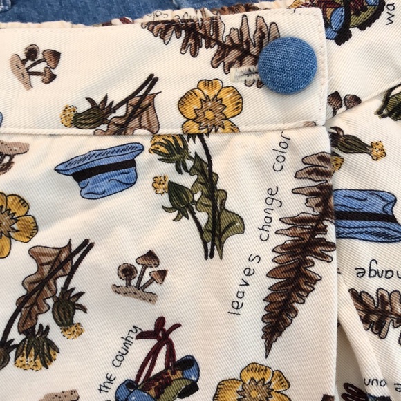 Marisa Canvas Skirt Size 10 Fall Motif - Picture 6 of 7